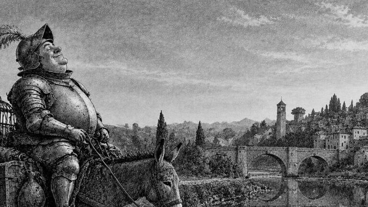 Amor propio I — El mundo al revés, ilustración de la colección Clásicos