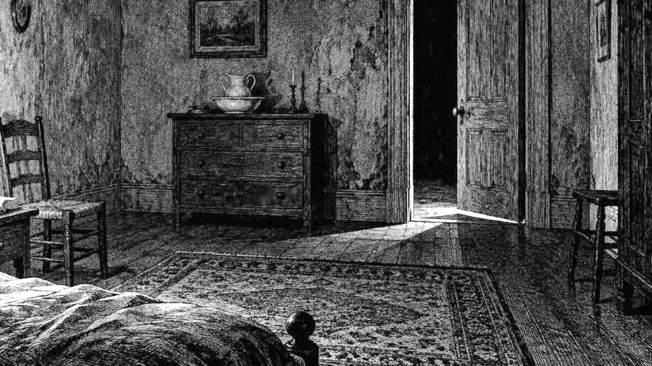 Conversación con una momia — La luz encendida, ilustración de la colección Clásicos