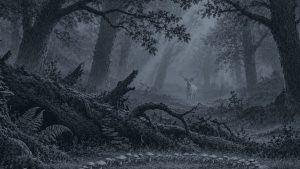 Día de mudanza — El bosque de los cuentos, ilustración de la colección Clásicos