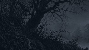 El almohadón de plumas — Noche cerrada, ilustración de la colección Clásicos