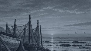El amor y la muerte — Tierra y mar, ilustración de la colección Clásicos
