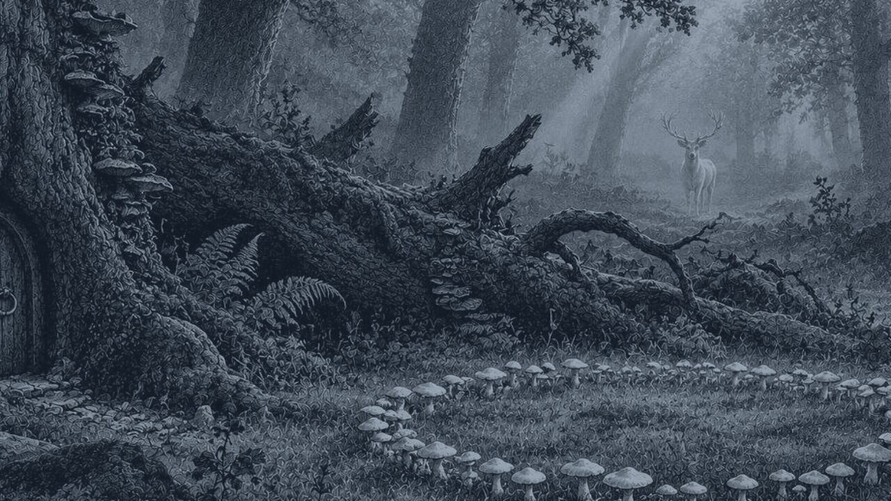 El cofre volador — El bosque de los cuentos, ilustración de la colección Clásicos