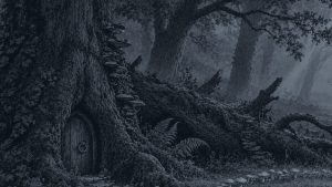 El cometa — El bosque de los cuentos, ilustración de la colección Clásicos