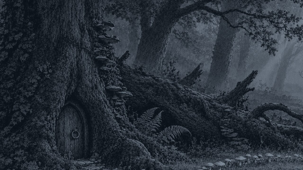El cometa — El bosque de los cuentos, ilustración de la colección Clásicos