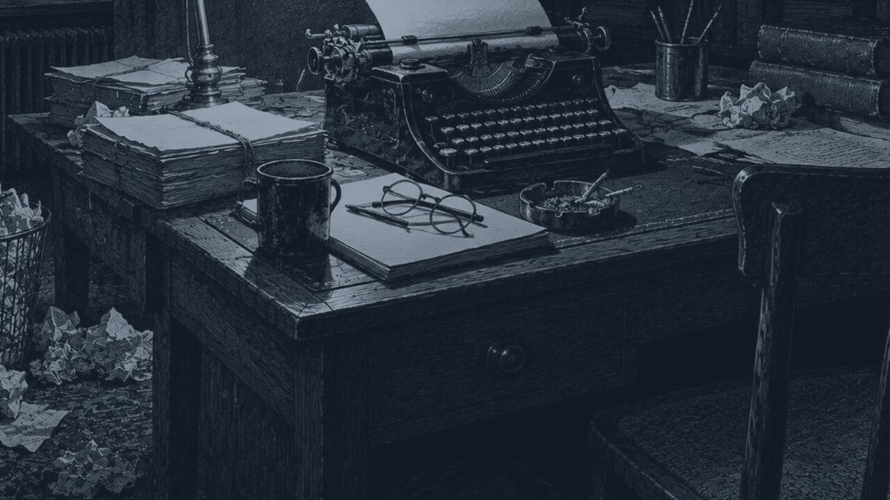 El cuentista — El taller, ilustración de la colección Clásicos