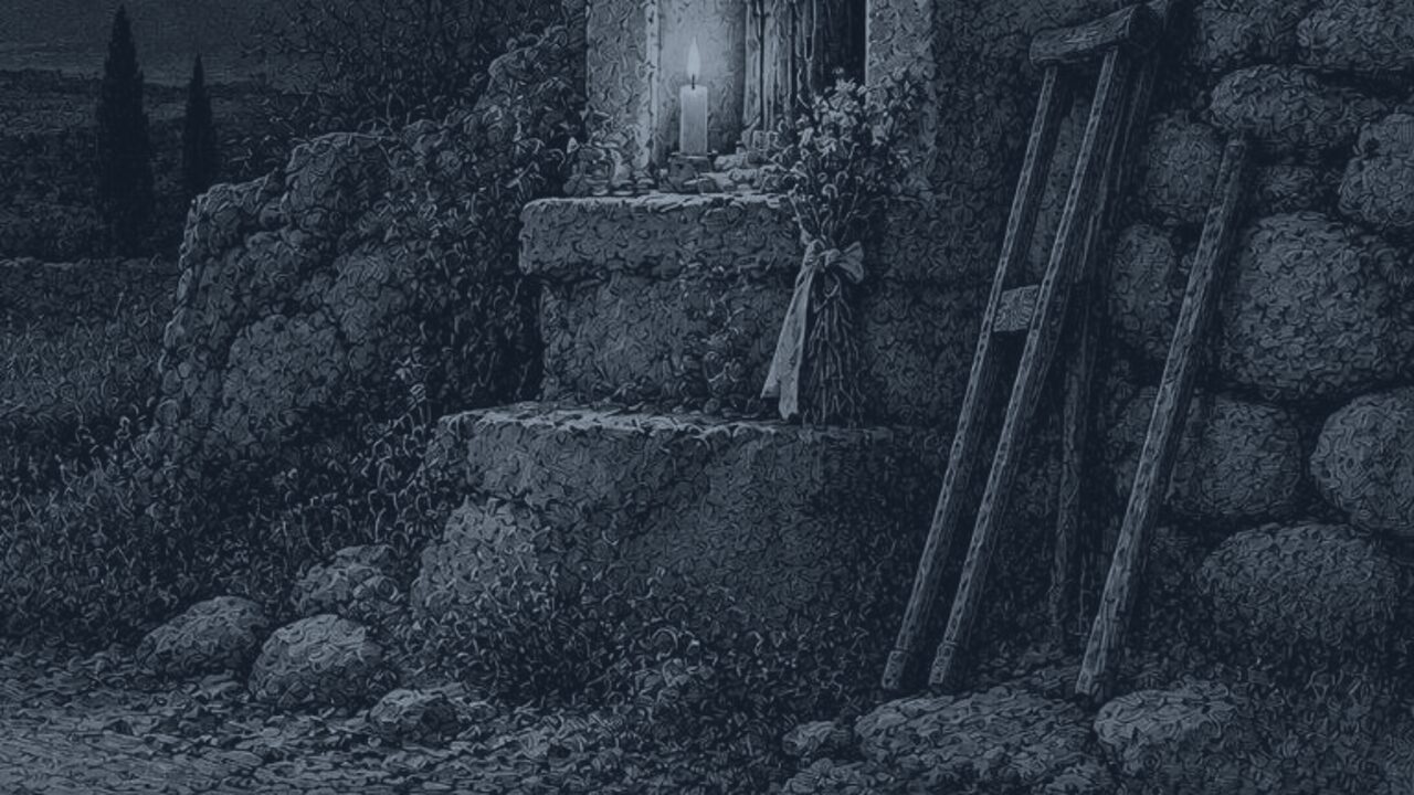 El diablo y sus añicos — Vidas ejemplares, ilustración de la colección Clásicos