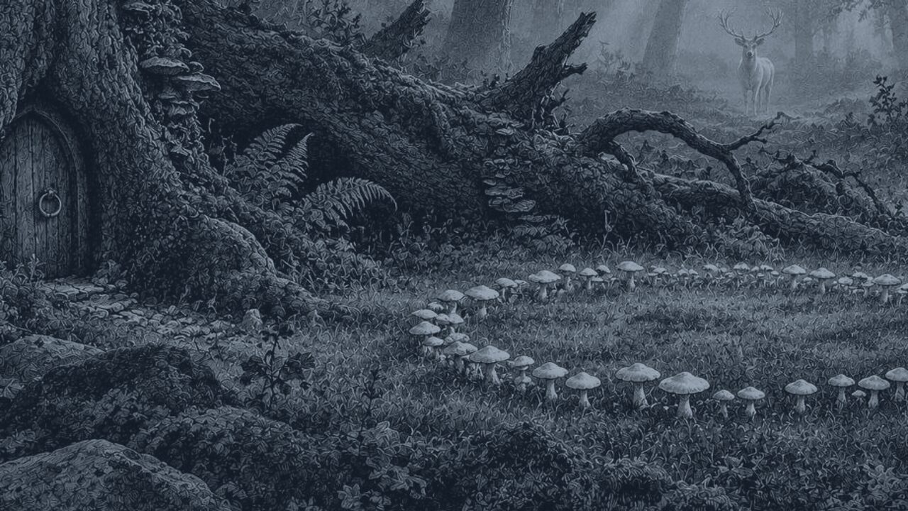 El elfo del rosal — El bosque de los cuentos, ilustración de la colección Clásicos