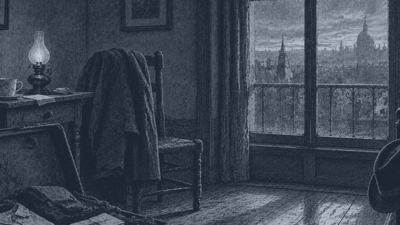 El enamorado portugués — Lejos de casa, ilustración de la colección Clásicos