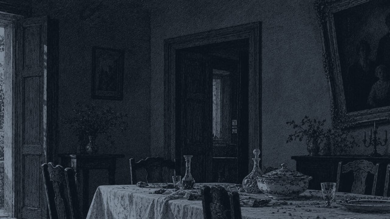El espejo del cofre — Sangre común, ilustración de la colección Clásicos