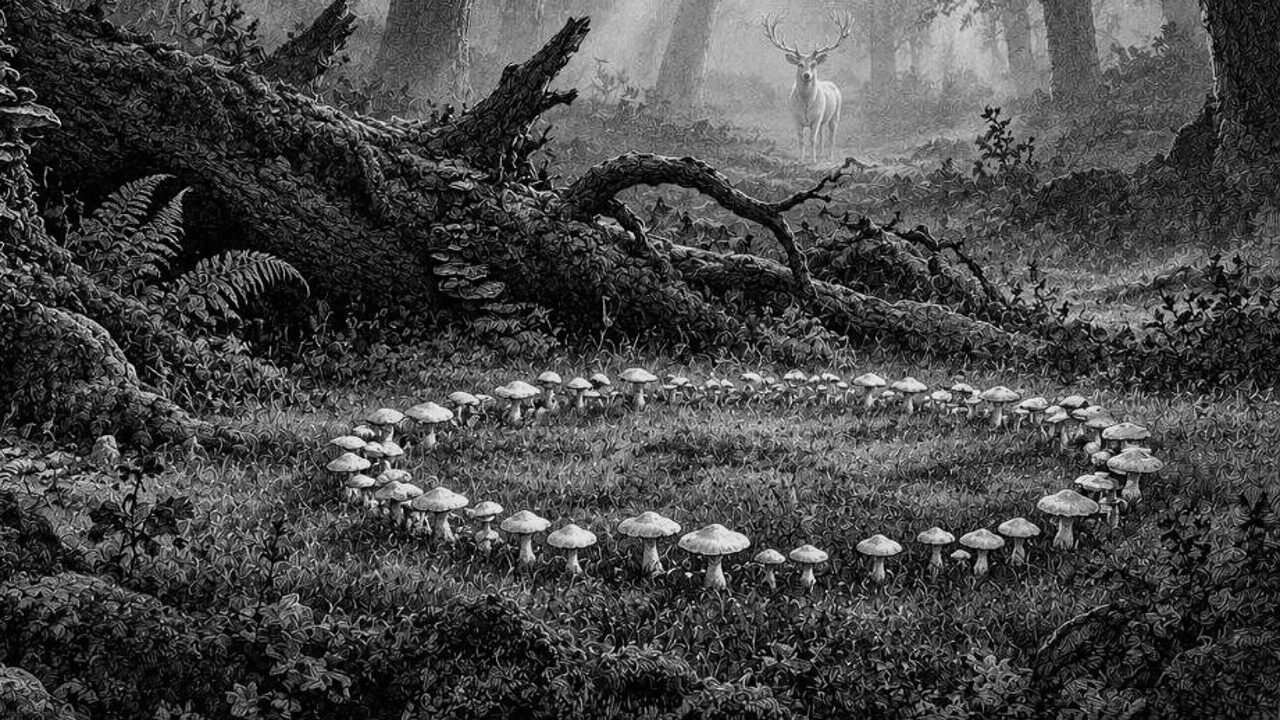 El genio del pesacartas — El bosque de los cuentos, ilustración de la colección Clásicos