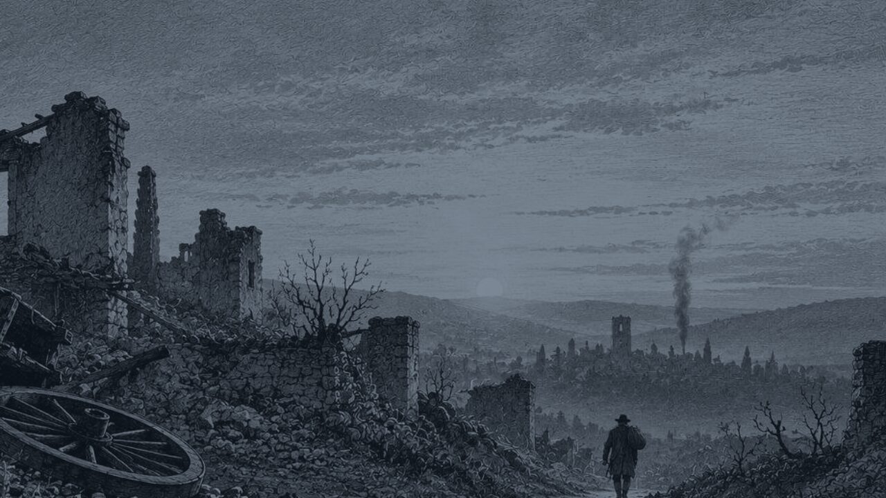 El gran terremoto — Después, ilustración de la colección Clásicos