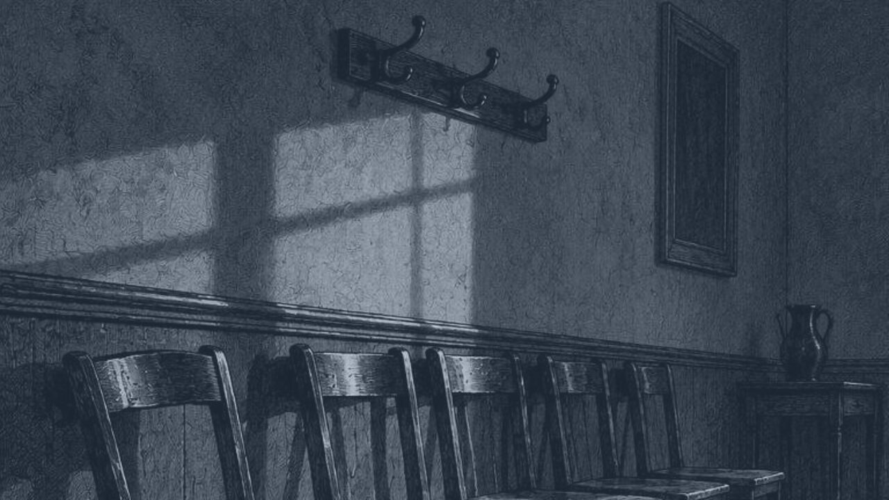 El licenciado Vidriera — Sala de espera, ilustración de la colección Clásicos