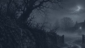 El miserere — Noche cerrada, ilustración de la colección Clásicos
