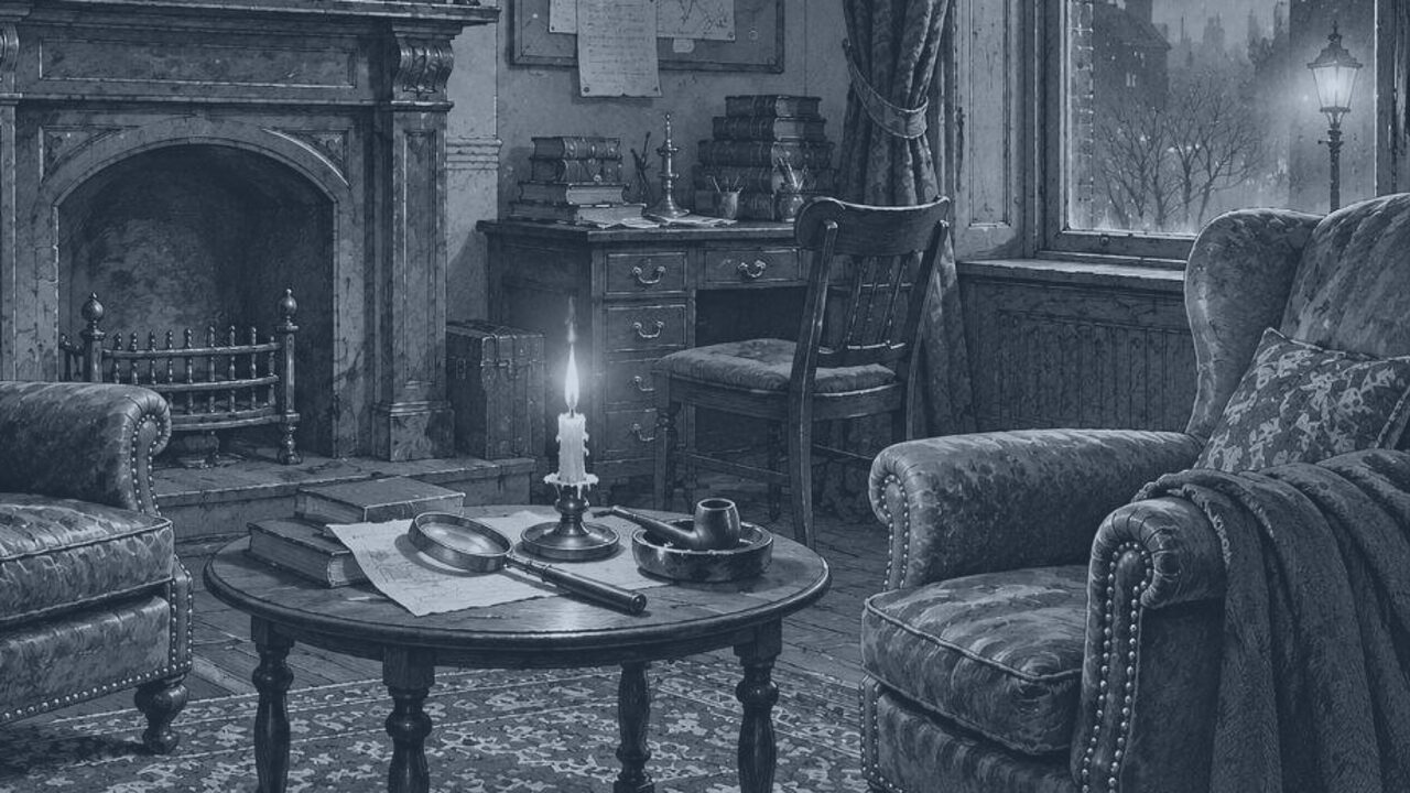 El misterio de Copper Beeches — La lupa y el violín, ilustración de la colección Clásicos