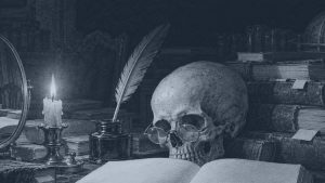 El monje furioso — La risa de los filósofos, ilustración de la colección Clásicos