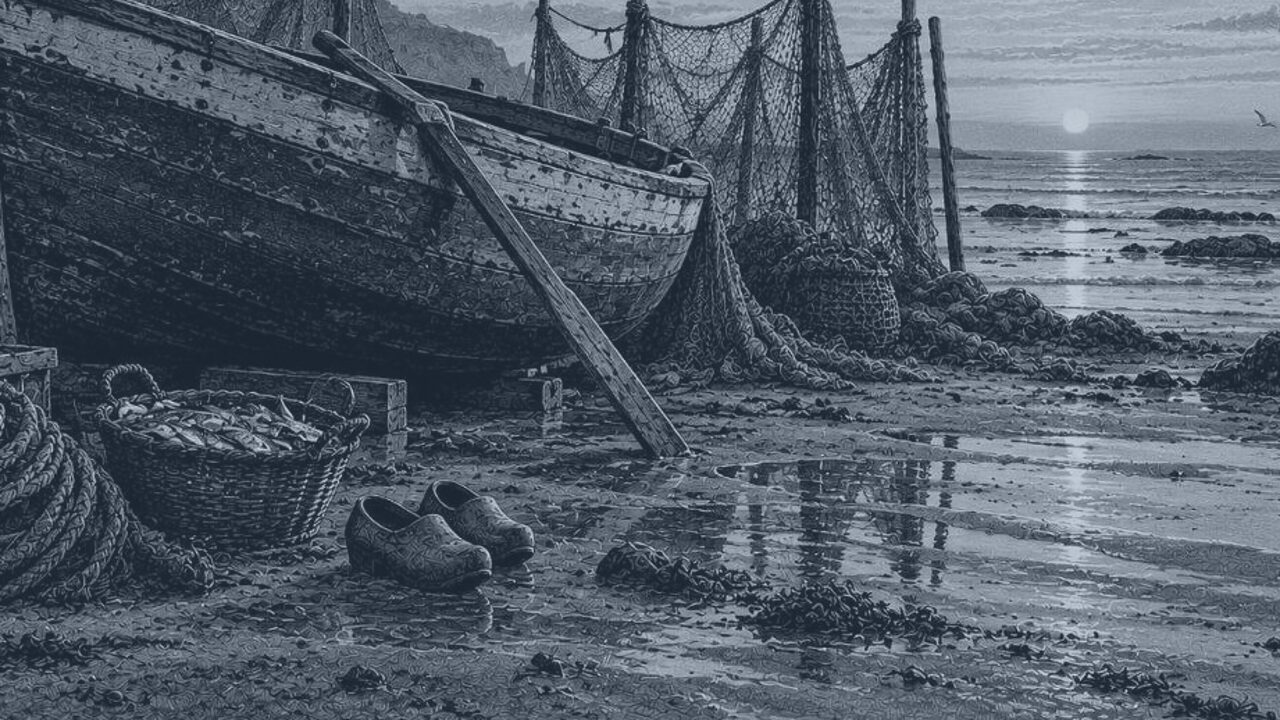 El ogro — Tierra y mar, ilustración de la colección Clásicos
