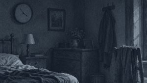 El péndulo — Habitaciones solas, ilustración de la colección Clásicos