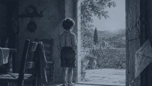 El salto — Antes de saber, ilustración de la colección Clásicos