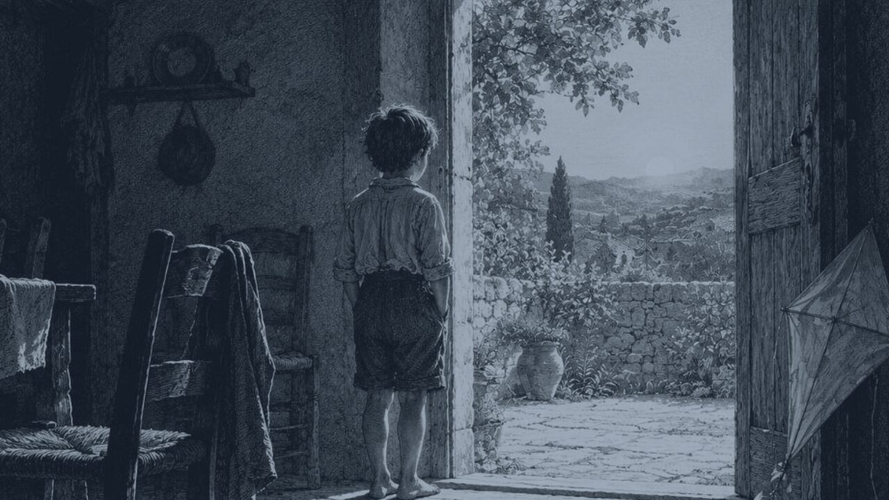 El salto — Antes de saber, ilustración de la colección Clásicos