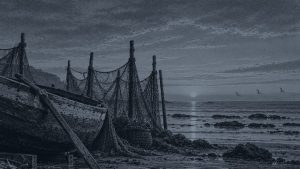 El sapo — Tierra y mar, ilustración de la colección Clásicos