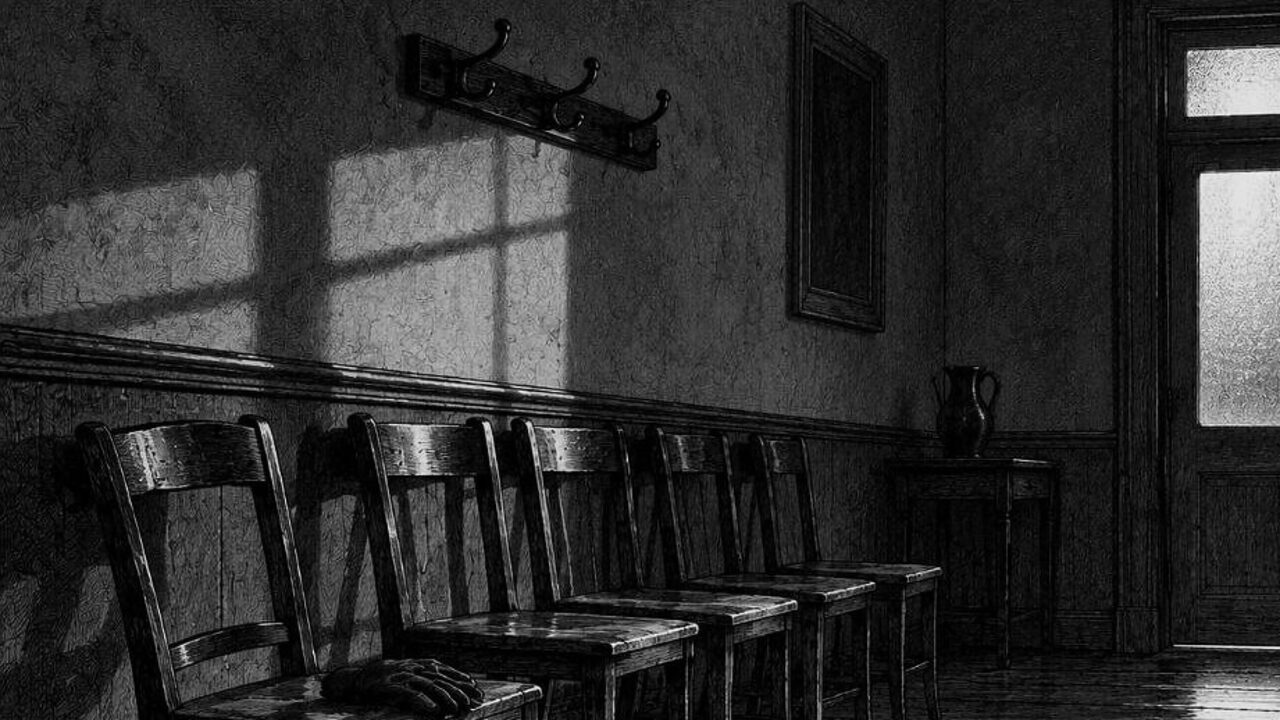 El tren ha silbado — Sala de espera, ilustración de la colección Clásicos