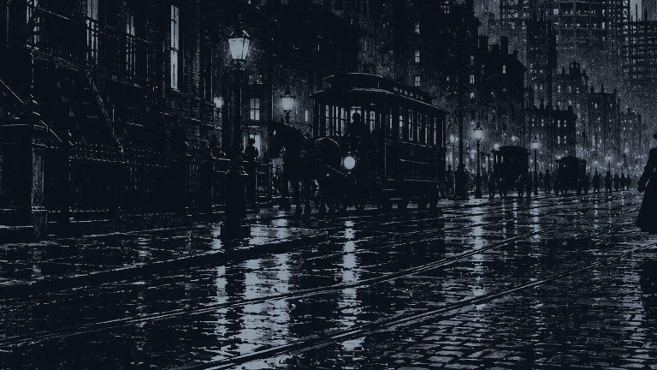 El triángulo social — La ciudad grande, ilustración de la colección Clásicos