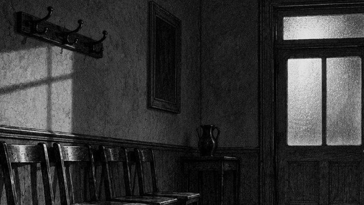 Hilo de aire — Sala de espera, ilustración de la colección Clásicos