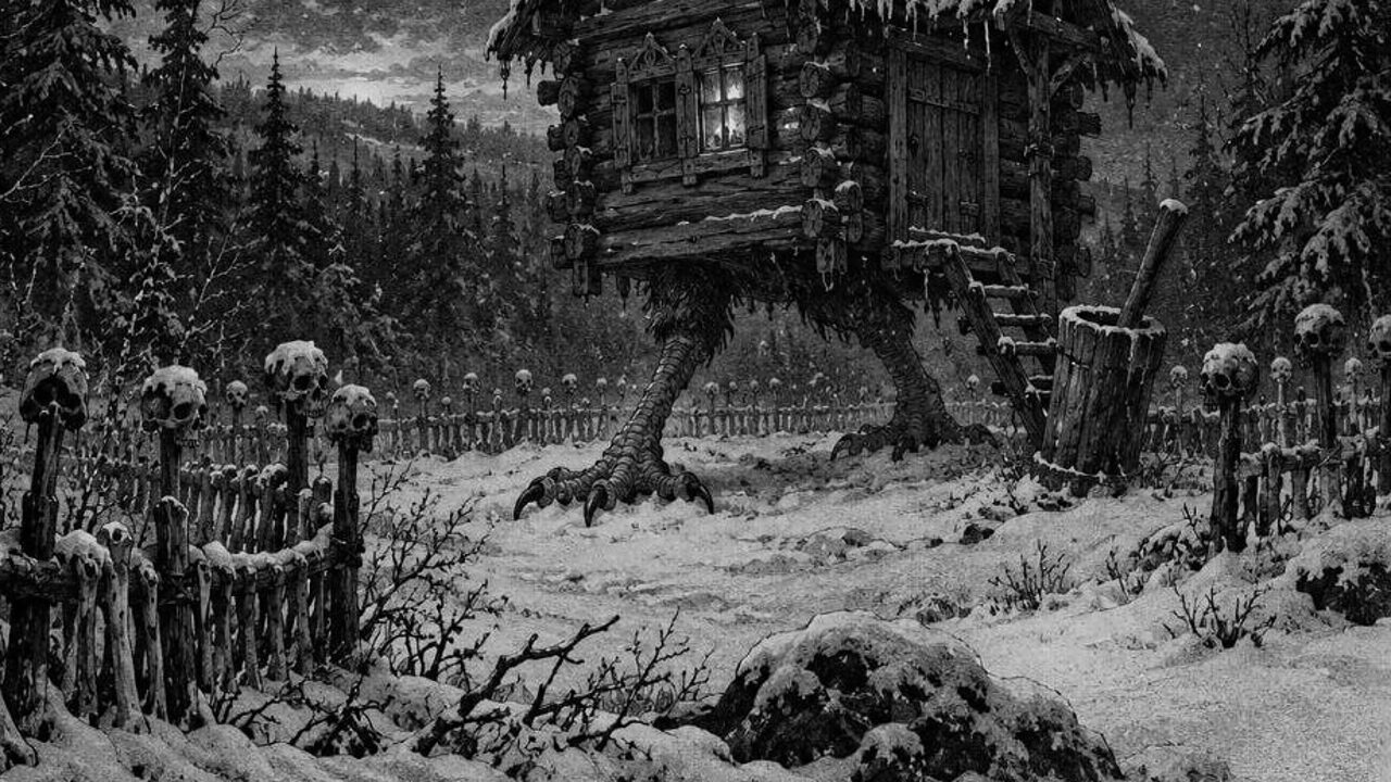 Jermolai y la molinera — Zares, brujas y osos, ilustración de la colección Clásicos