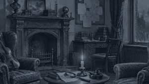 La aventura de la melena de león — La lupa y el violín, ilustración de la colección Clásicos