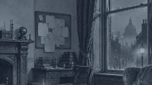 La aventura de Shoscombe Old Place — La lupa y el violín, ilustración de la colección Clásicos