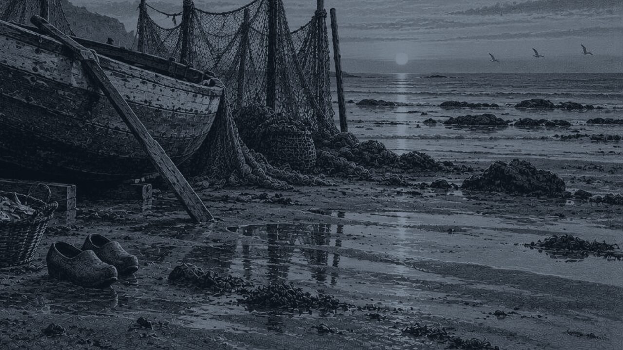 La cencerrada — Tierra y mar, ilustración de la colección Clásicos