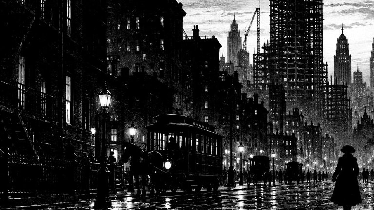 La inutilidad de dar consejos — La ciudad grande, ilustración de la colección Clásicos