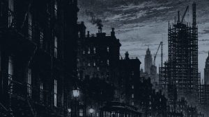 La lámpara maravillosa — La ciudad grande, ilustración de la colección Clásicos