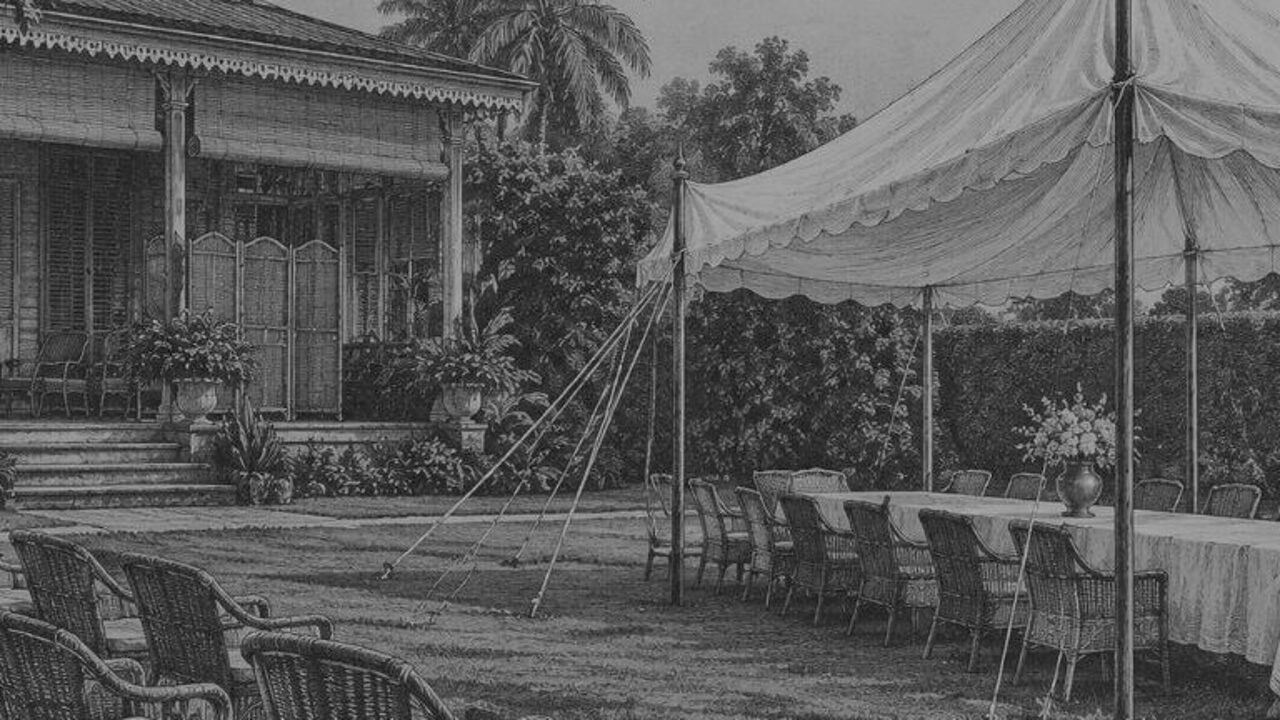 La niña — Fiesta en el jardín, ilustración de la colección Clásicos