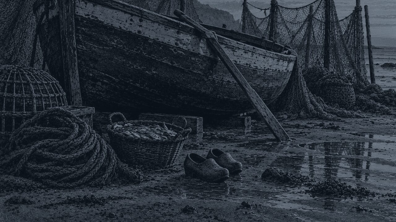 La paella del «roder» — Tierra y mar, ilustración de la colección Clásicos