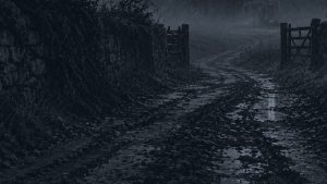 La pata de mono — Noche cerrada, ilustración de la colección Clásicos