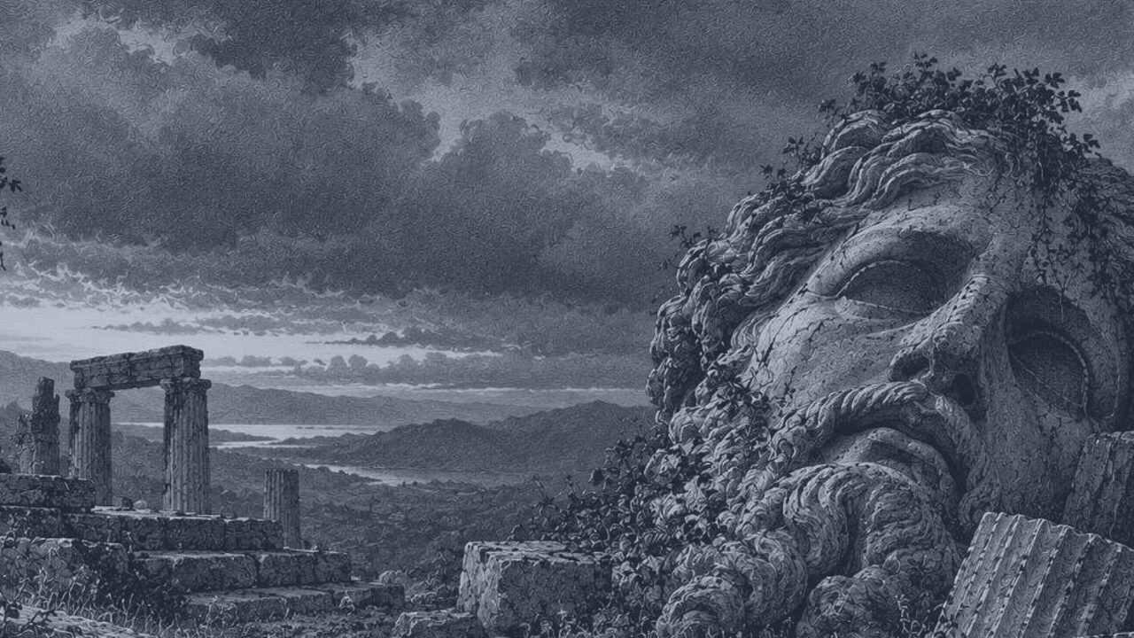 La peña del dragón — Cuando los dioses hablaban, ilustración de la colección Clásicos