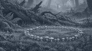 La piedra filosofal — El bosque de los cuentos, ilustración de la colección Clásicos