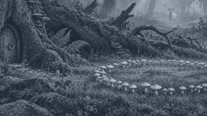 Las habichuelas mágicas — El bosque de los cuentos, ilustración de la colección Clásicos