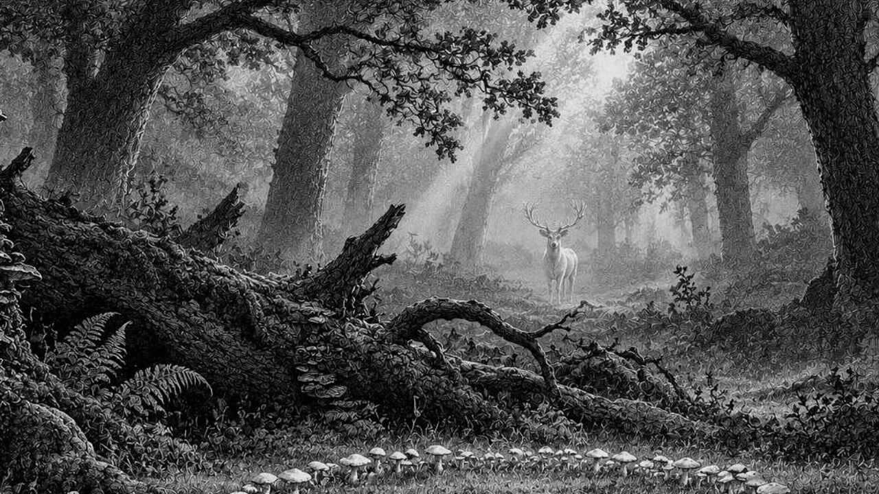 Las lavanderas nocturnas — El bosque de los cuentos, ilustración de la colección Clásicos