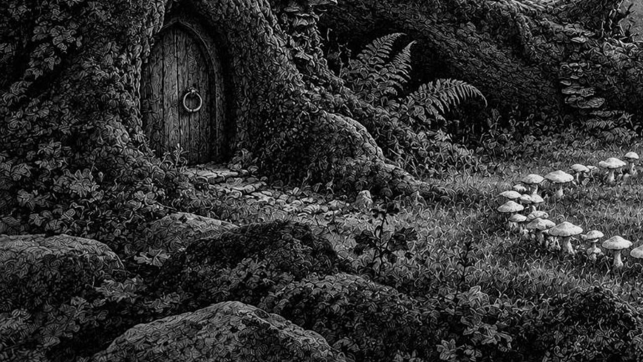 Las señoritas — El bosque de los cuentos, ilustración de la colección Clásicos