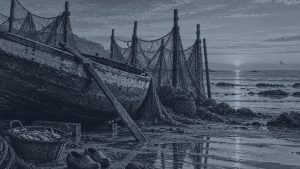 Lobos de mar — Tierra y mar, ilustración de la colección Clásicos