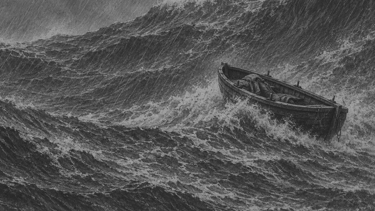 Los guantes de goma — Intemperie, ilustración de la colección Clásicos