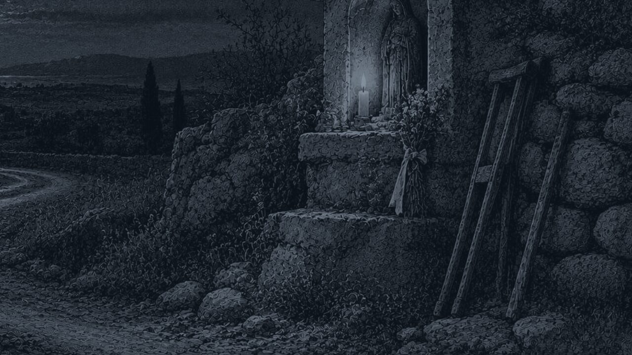 Los tres ermitaños — Vidas ejemplares, ilustración de la colección Clásicos