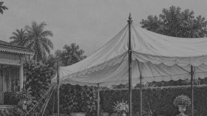Los vestidos nuevos — Fiesta en el jardín, ilustración de la colección Clásicos