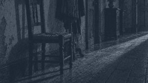 Maese Pérez el Organista — La puerta entreabierta, ilustración de la colección Clásicos