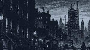 Magnetismo personal — La ciudad grande, ilustración de la colección Clásicos