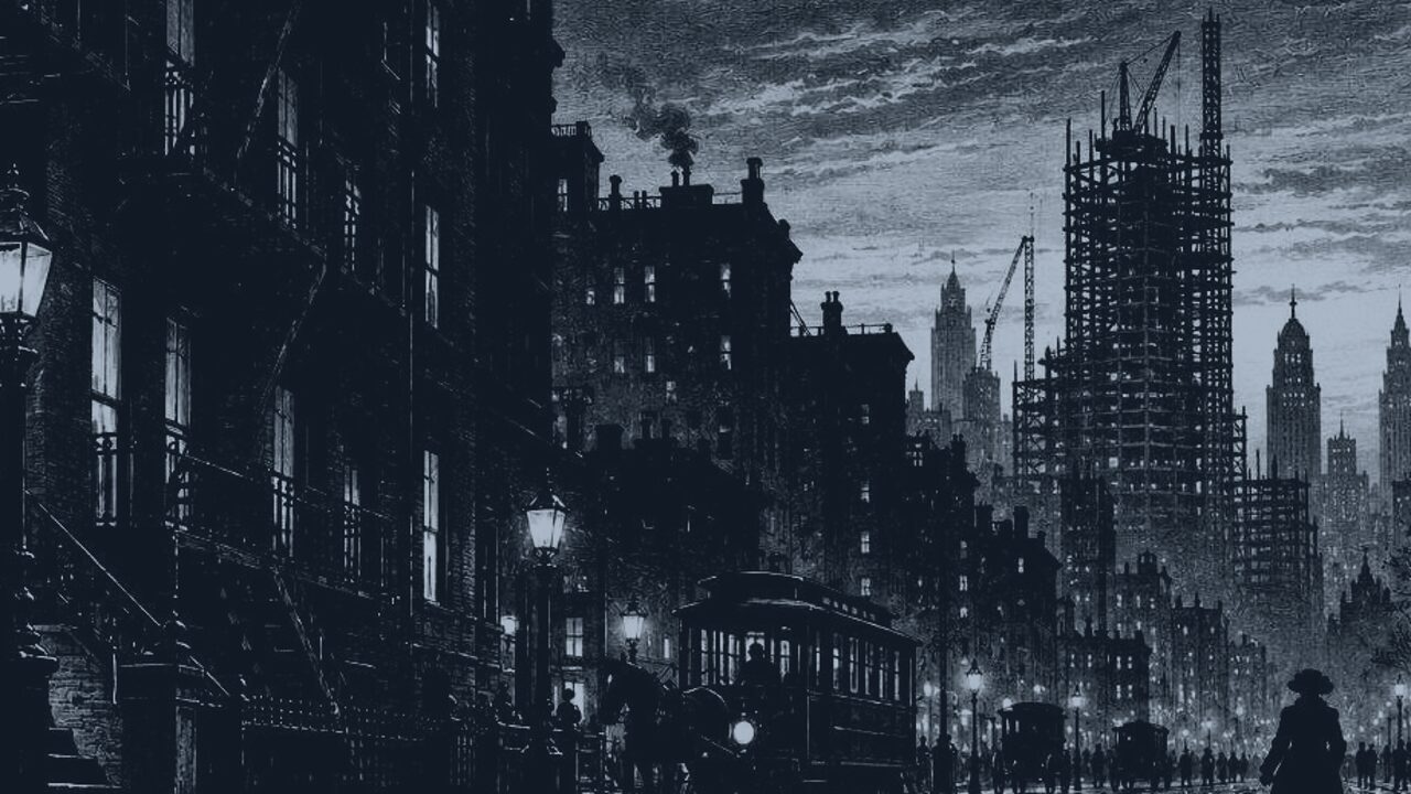 Magnetismo personal — La ciudad grande, ilustración de la colección Clásicos