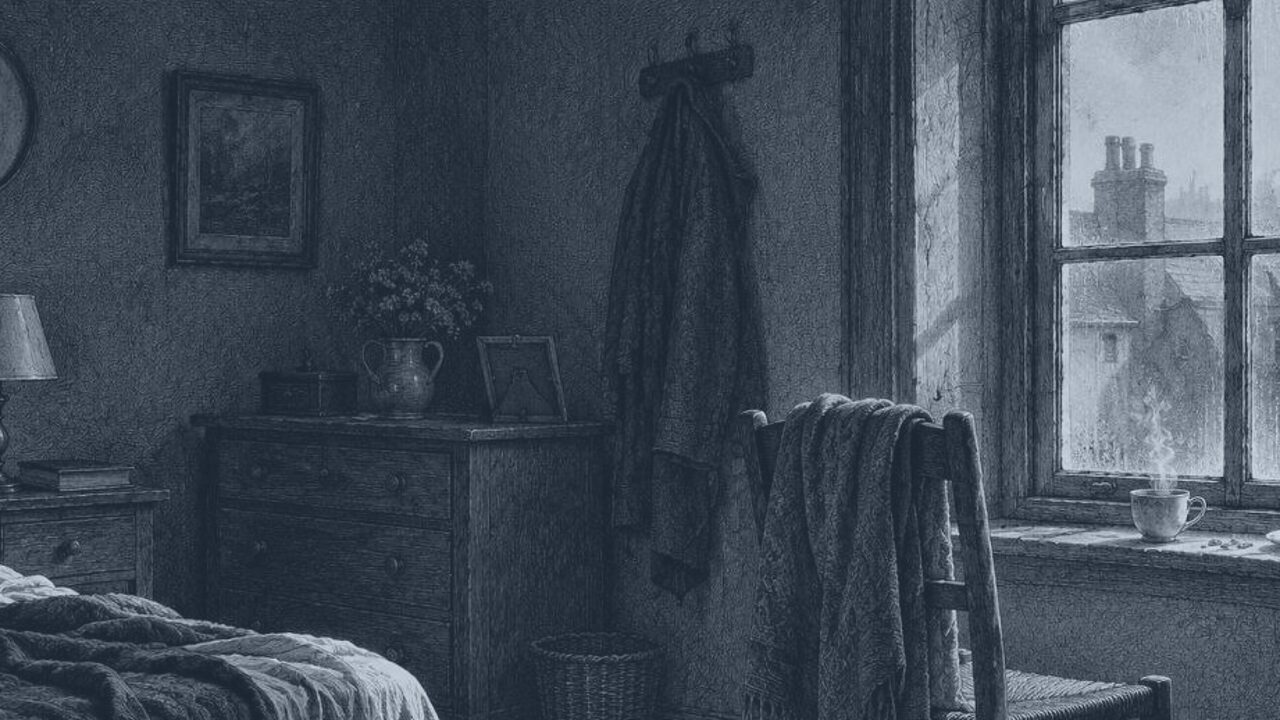 Mañana — Habitaciones solas, ilustración de la colección Clásicos