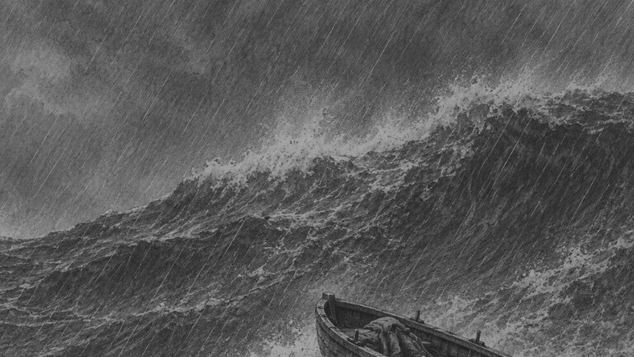 Más allá — Intemperie, ilustración de la colección Clásicos